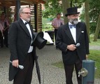 Celebration of the 100. years anniversary in the park