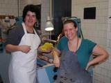 Itzell Tazzyman and Cheryl Dunsmore cold working
