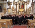 Latvian choir in the churche