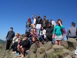 Latvian choir on Panska rock