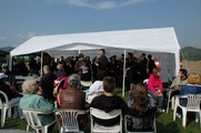 Latvian choir on stage