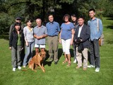 Chinese delegation visiting the studio of Petr Mens