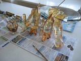 Zhu Li Yue - work at the Glass school and in Ajeto glassworks