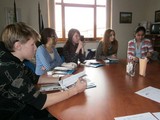 Kazakhian students at the city office of Kamenicky Senov