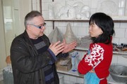 Zhu Li Yue se svým učitelem