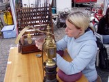 Kateřina Voslařová při práci