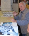 René Roubíček koriguje práci na talíři